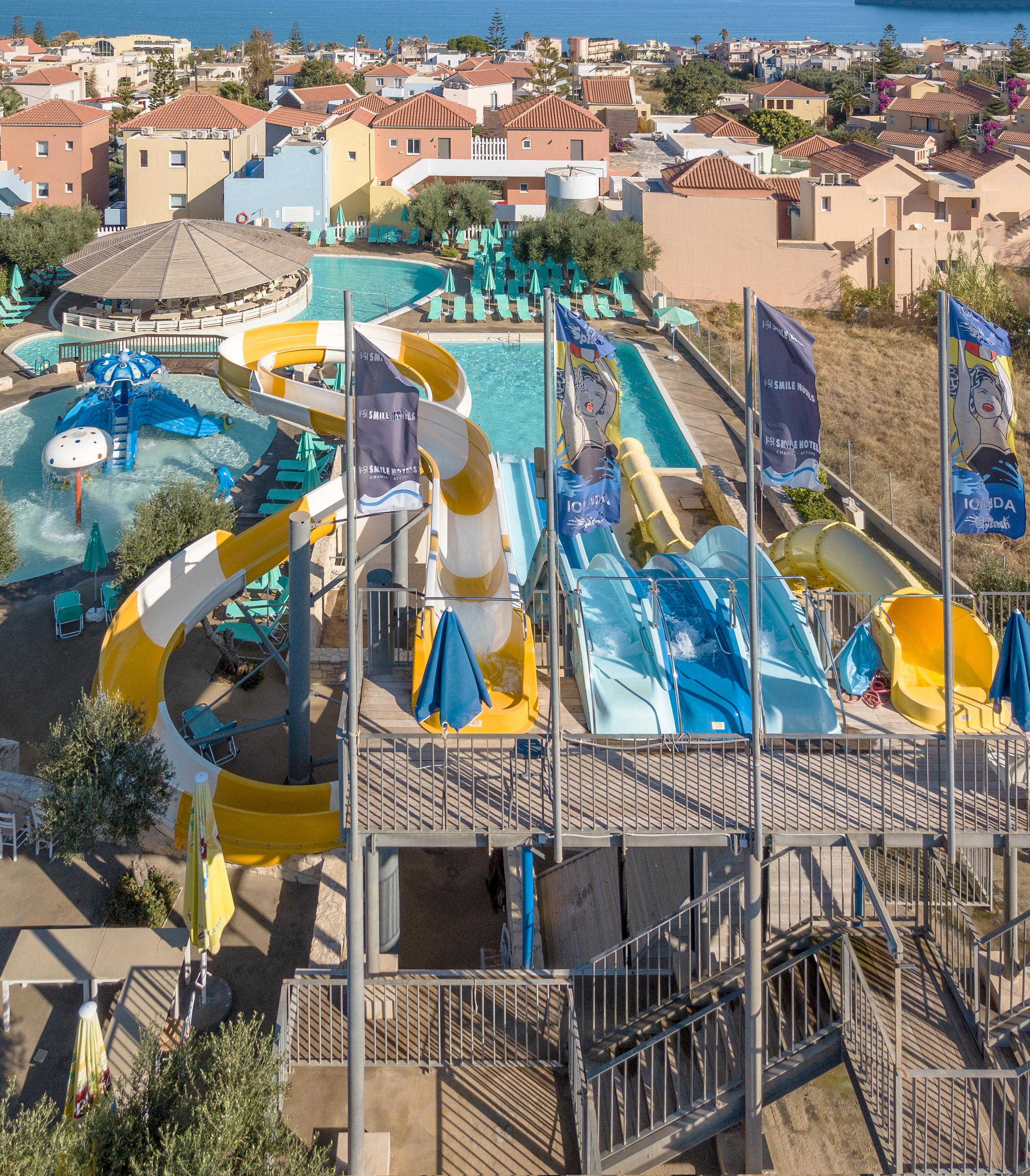 Iolida Village Water Park Hotel Agia Marina Exterior foto